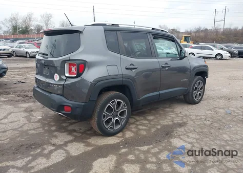 2016 Jeep Renegade Limited from USA, damaged, VIN ZACCJBDT2GPC73049